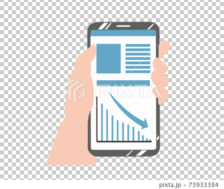 スマホ　データ分析　線無し 73933384