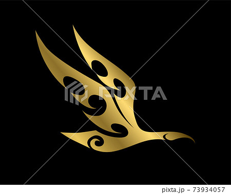 Line art vector of swan that is flying. Suitable for use as decoration or logo. Line art vector of swan that is flying. Suitable for use as decoration or logo. 73934057