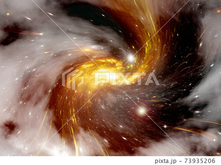 galaxy in a free space. 3D rendering galaxy in a free space. 3D rendering 73935206