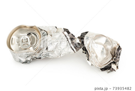 Broken beer can 73935482