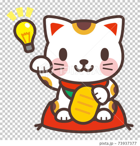 Maneki Neko and Light Bulb Maneki Neko and Light Bulb 73937377