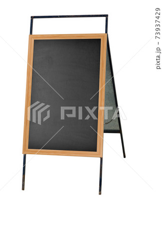 Blank advertising stand Blank advertising stand 73937429