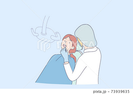 Dentistry and somatology concept 73939635