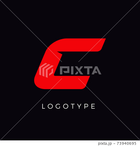 Speed letter C. Red race monogram logo. Italic bold racing style vector latin character. Letter for branding. Typeset design. Speed letter C. Red race monogram logo. Italic bold racing style vector latin character. Letter for branding. Typeset design. 73940695