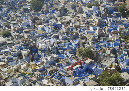 blue city Jodhpur in Rajasthan, India 73941232