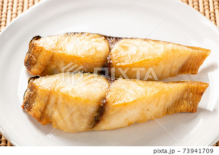 鰆 サワラ の塩焼き の写真素材