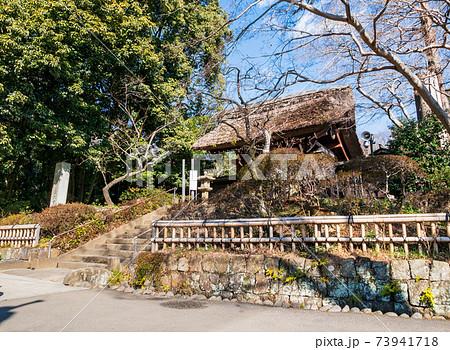 東京　深大寺　山門 73941718