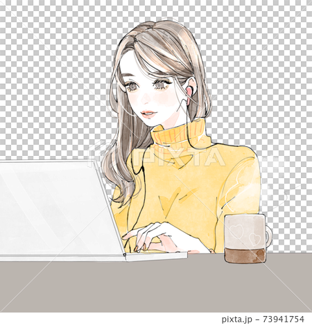 リモートワーク 73941754