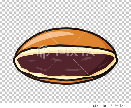 どら焼きのベクターイラスト 和菓子 どら焼きのベクターイラスト 和菓子 73941851