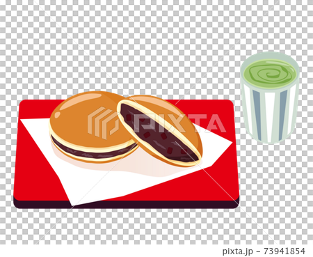 どら焼きのベクターイラスト　和菓子　 73941854