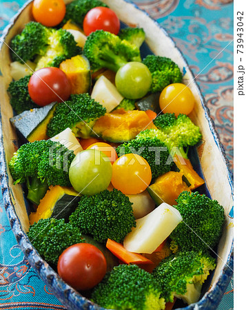 彩り野菜の温サラダ 彩り野菜の温サラダ 73943042