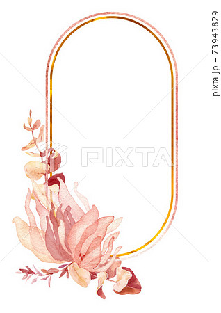 Boho wedding Floral frame clipart - watercolor modern clipart eucalyptus leaves and rose hip flowers Boho wedding Floral frame clipart - watercolor modern clipart eucalyptus leaves and rose hip flowers 73943829