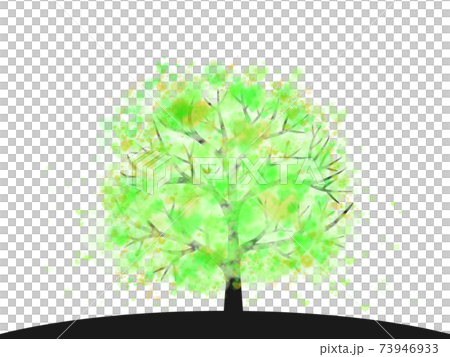 絵本の様な幻想的で綺麗なハートの咲く木 73946933