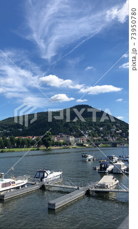 ドイツ・ハイデルベルク ネッカー川 ドイツ・ハイデルベルク ネッカー川 73950780