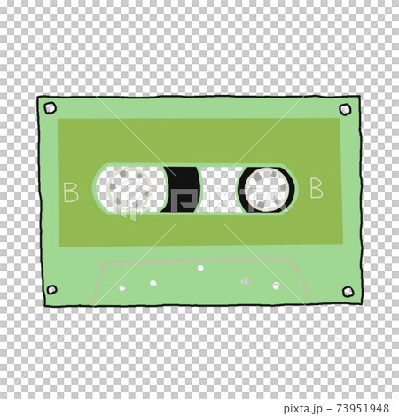 Cassette tape green Cassette tape green 73951948