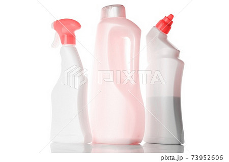 Gel bottle. Clear plastic blank for soap shampoo set and mineral cosmetic isolated on white. Water cap spray on transparent background. Natural beauty spa product concept. Mockup. Gel bottle. Clear plastic blank for soap shampoo set and mineral cosmetic isolated on white. Water cap spray on transparent background. Natural beauty spa product concept. Mockup. 73952606