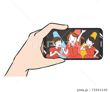 スマホ 横画面 ゲーム アイドル系 スマホ 横画面 ゲーム アイドル系 73954149