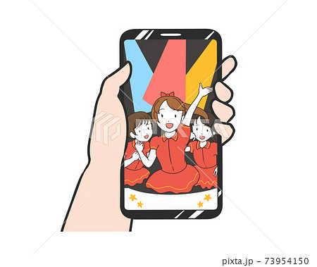 スマホ　ゲーム　アイドル系 73954150