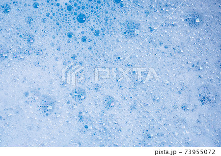 Detergent foam bubble. Top view 73955072
