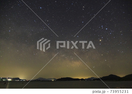 瀬戸内の早春の星景　春の天の川 73955231
