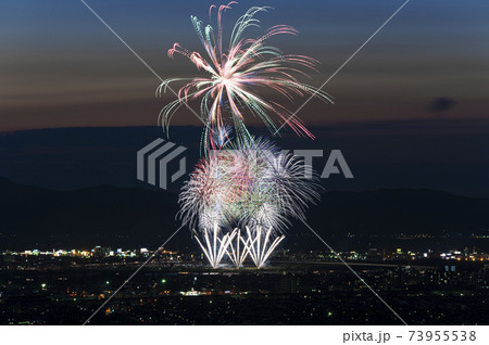 新潟県 長岡まつり大花火大会の写真素材