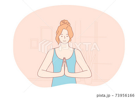 Yoga, meditation, healthy active sport lifestyle concept Yoga, meditation, healthy active sport lifestyle concept 73956166
