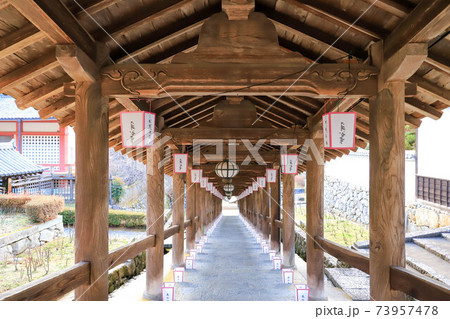 奈良の長谷寺の登廊 73957478