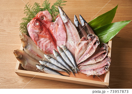 干物盛り合わせ 73957873