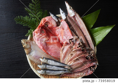 干物盛り合わせ 73958019