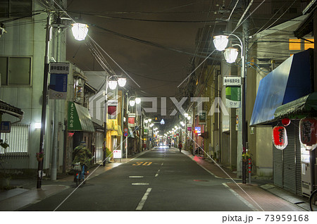 巣鴨の商店街の夜[東京] 73959168