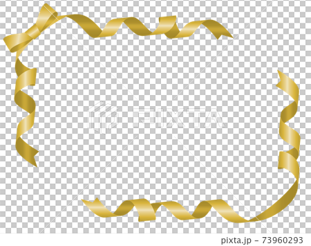 Ribbon frame material gold Ribbon frame material gold 73960293