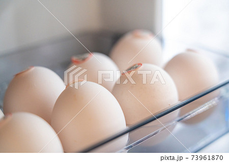 冷蔵庫に入った卵 73961870
