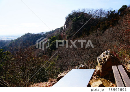 足利市　妙義山から西場富士への登山道から見る大小山 73965691