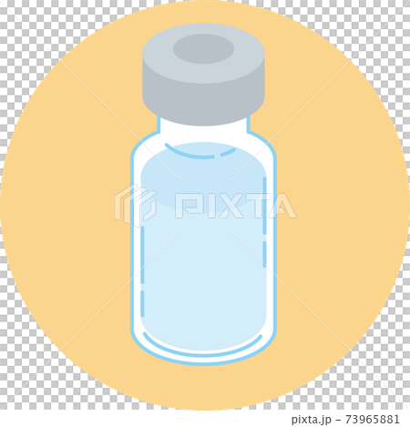 薬の小瓶と注射器 73965881