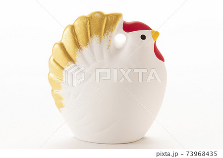 鶏の土鈴、正月飾りの写真素材 [73968435] - PIXTA