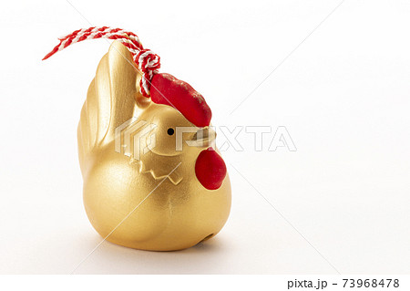 鶏の土鈴、正月飾りの写真素材 [73968478] - PIXTA