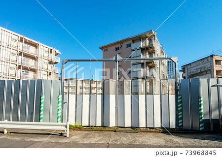 取り壊しをする都営青山北町アパート 73968845