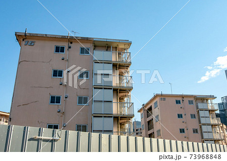 取り壊しをする都営青山北町アパート 取り壊しをする都営青山北町アパート 73968848