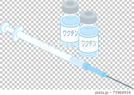 ワクチンと注射器 ワクチンと注射器 73968916