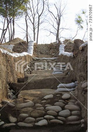 遺跡発掘現場(愛宕山古墳) 遺跡発掘現場(愛宕山古墳) 73970967