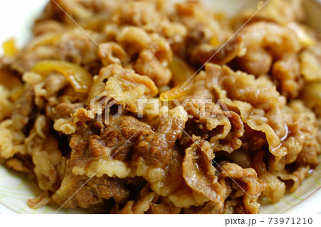 ファーストフード　牛丼 73971210