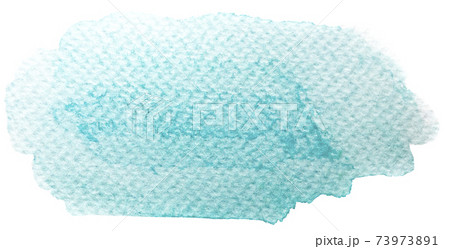 Watercolor blue paint texture abstract shape. Artistic grunge background 73973891