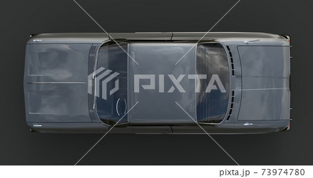 Old American car in excellent condition. 3d rendering. 73974780