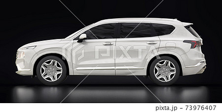 Big city white crossover on a black background. 3d rendering. Big city white crossover on a black background. 3d rendering. 73976407