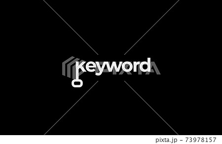 key keyword logo text vector design icon illustration key keyword logo text vector design icon illustration 73978157