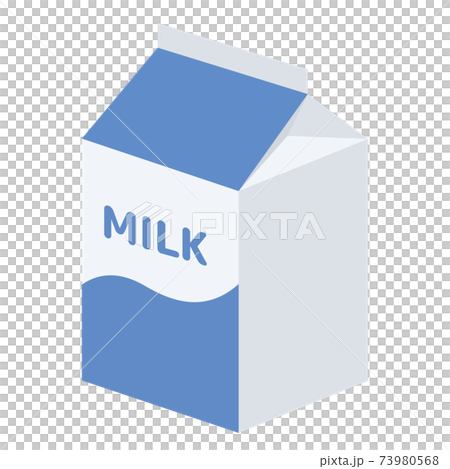 牛乳パックのイラスト_小_500ml 73980568