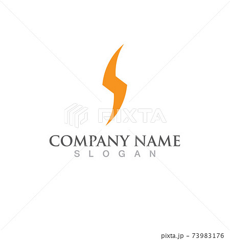 Thunderbolt logo icon vector template Thunderbolt logo icon vector template 73983176