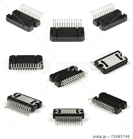 Nine new microchip low frequency amplifier ULF 73985746