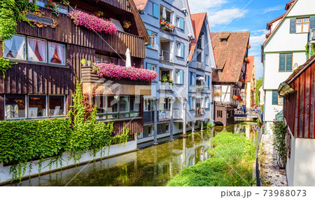 Old street in Ulm city, Germany Old street in Ulm city, Germany 73988073