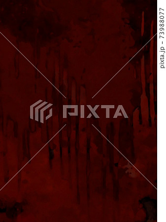 ホラーな流れる赤い液体背景 73988077